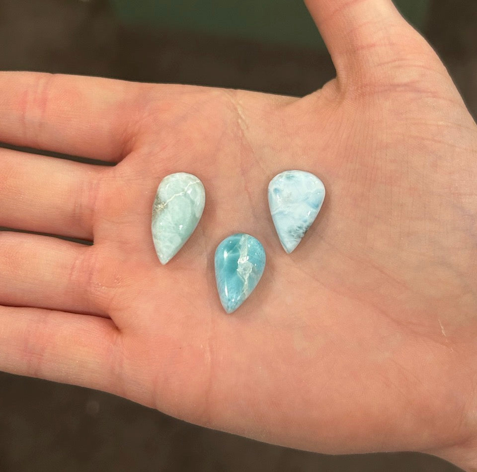 Larimar Manta Ray Pendant