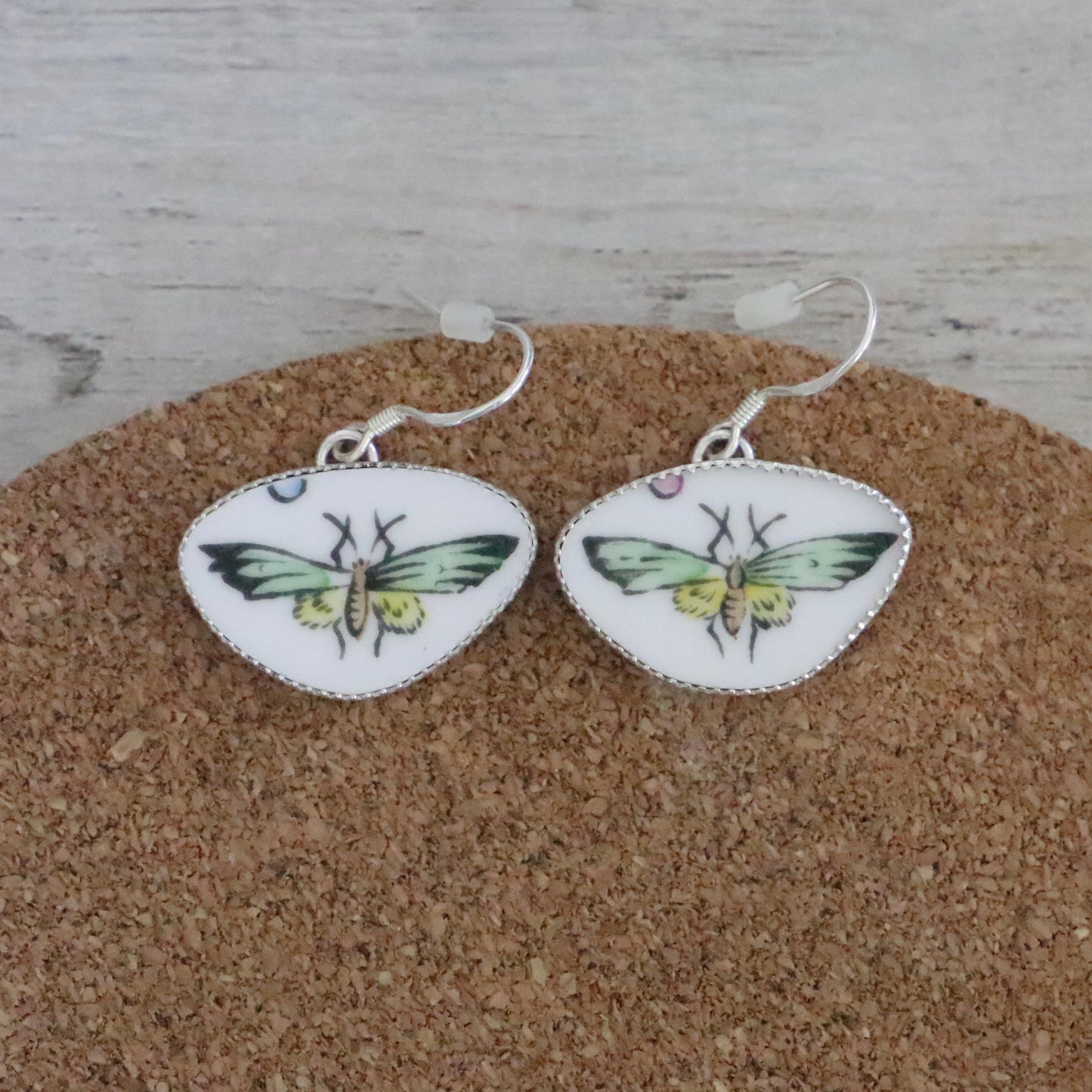 Humming Bird Moth Earrings
