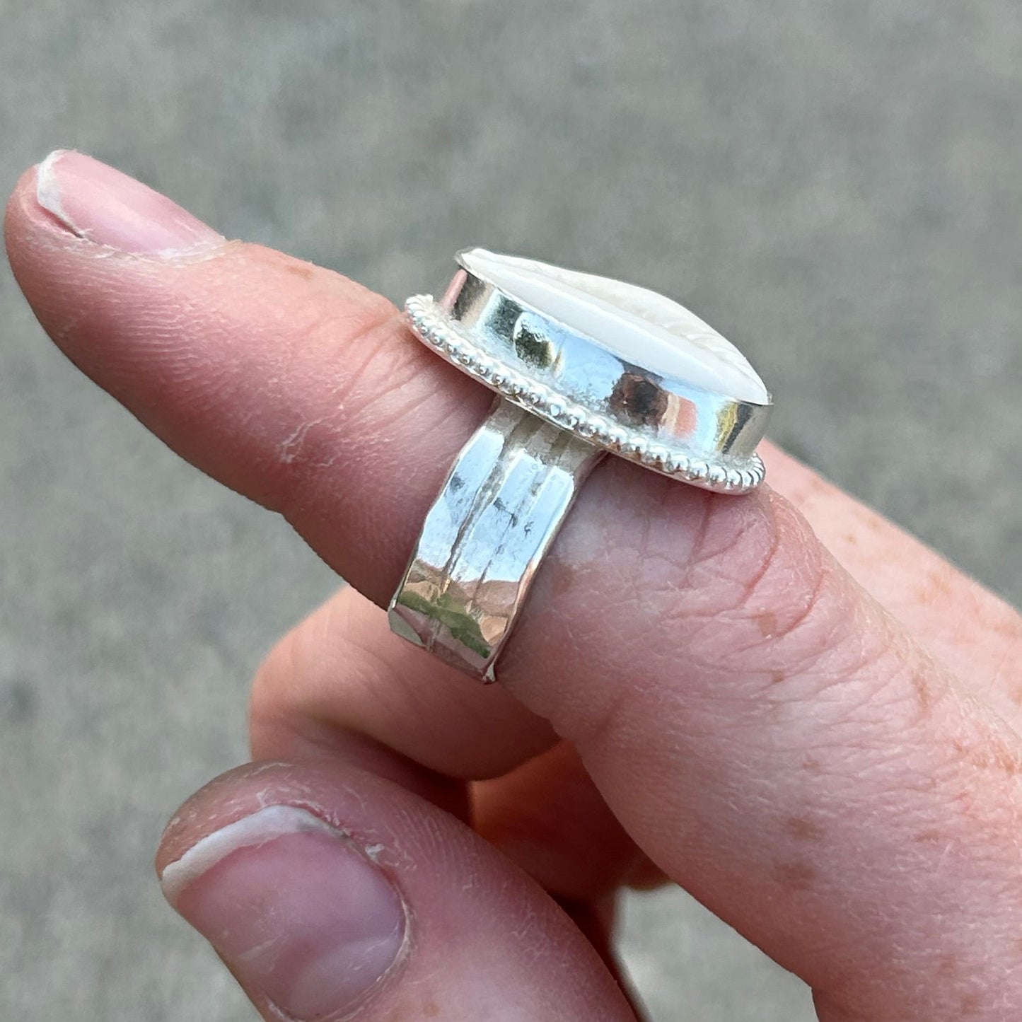 Cowrie Shell Ring Any Size
