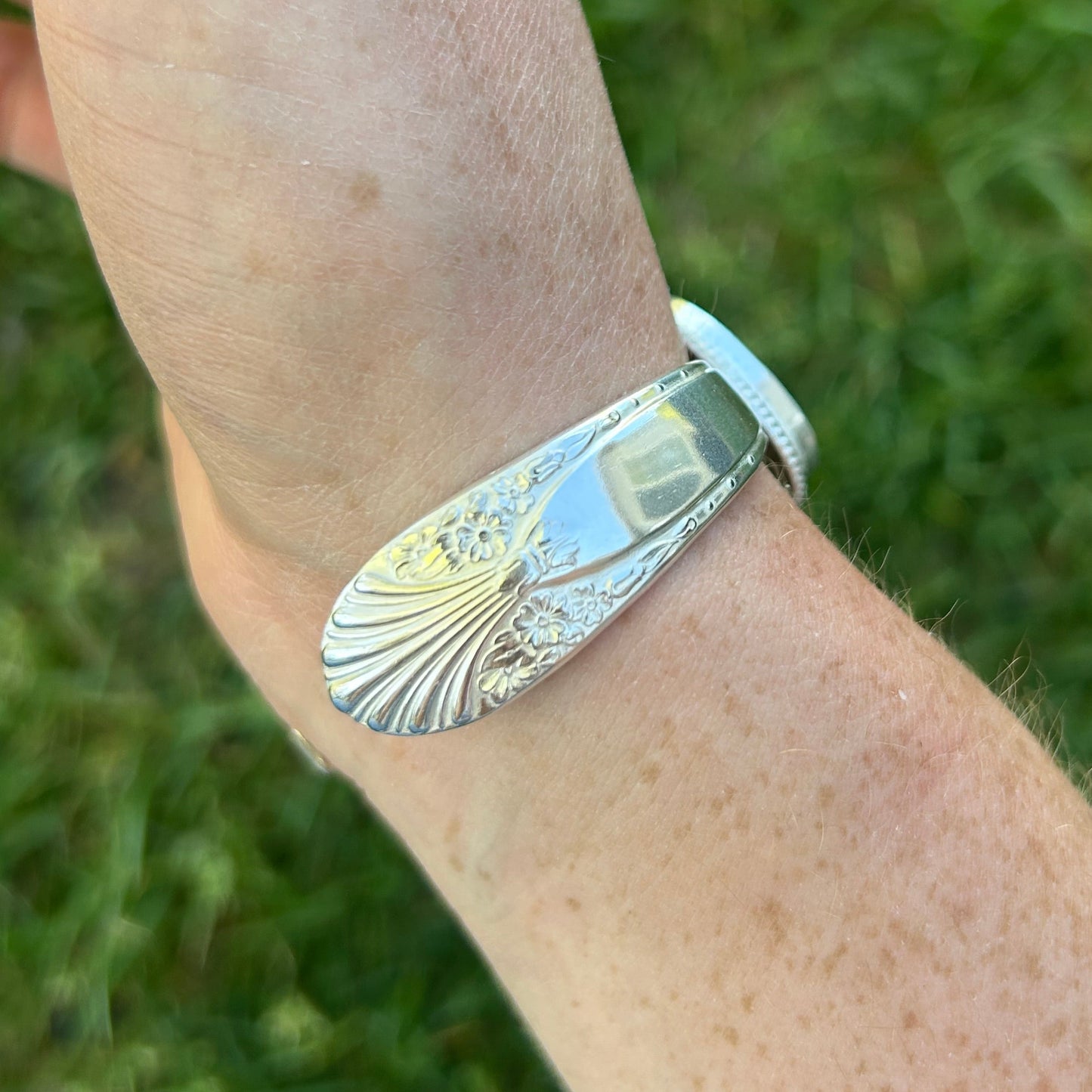 Vintage Bouquet Cuff Bracelet