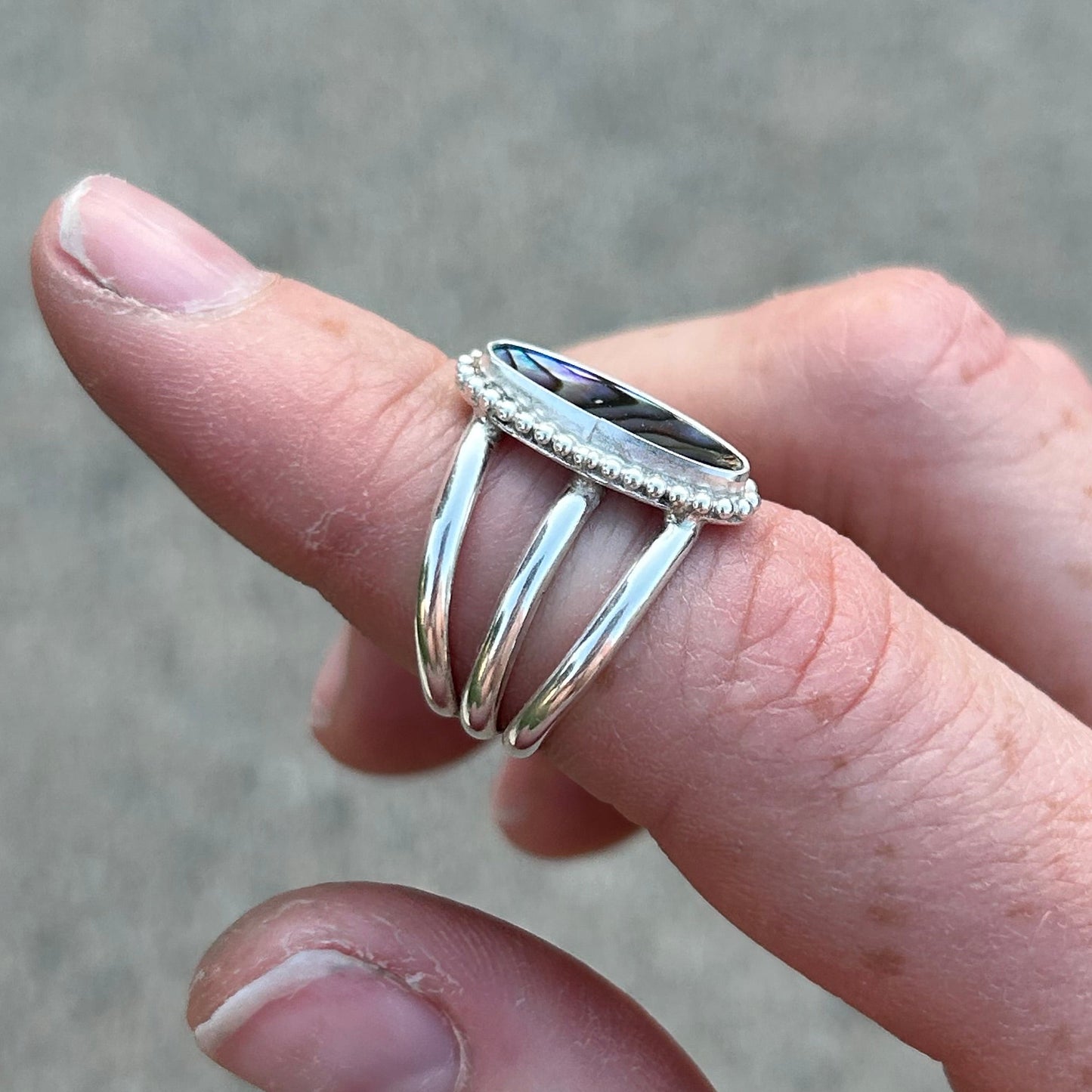Abalone Ring Any Size