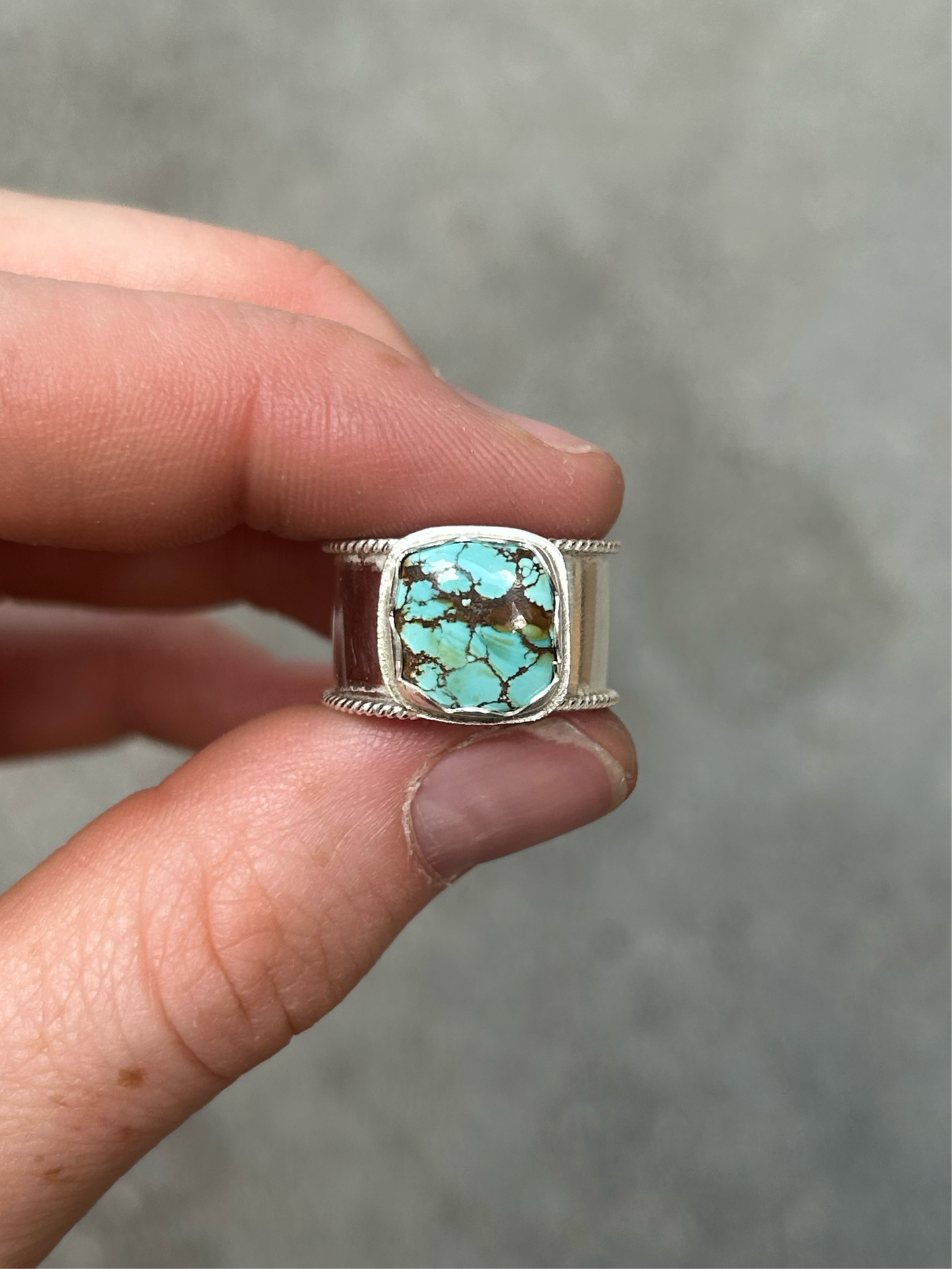 Squared Turquoise Size 6.25