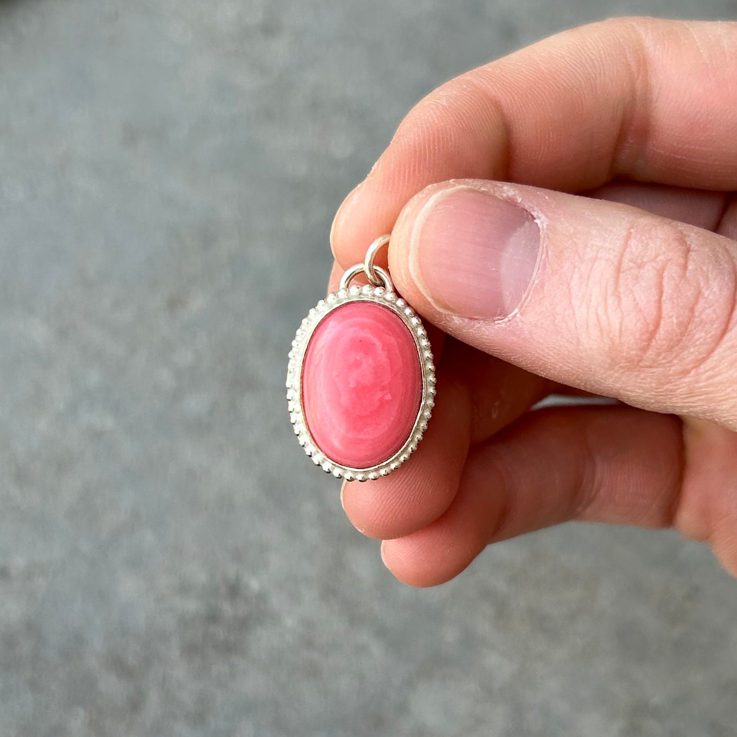 Pink Agate Pendant