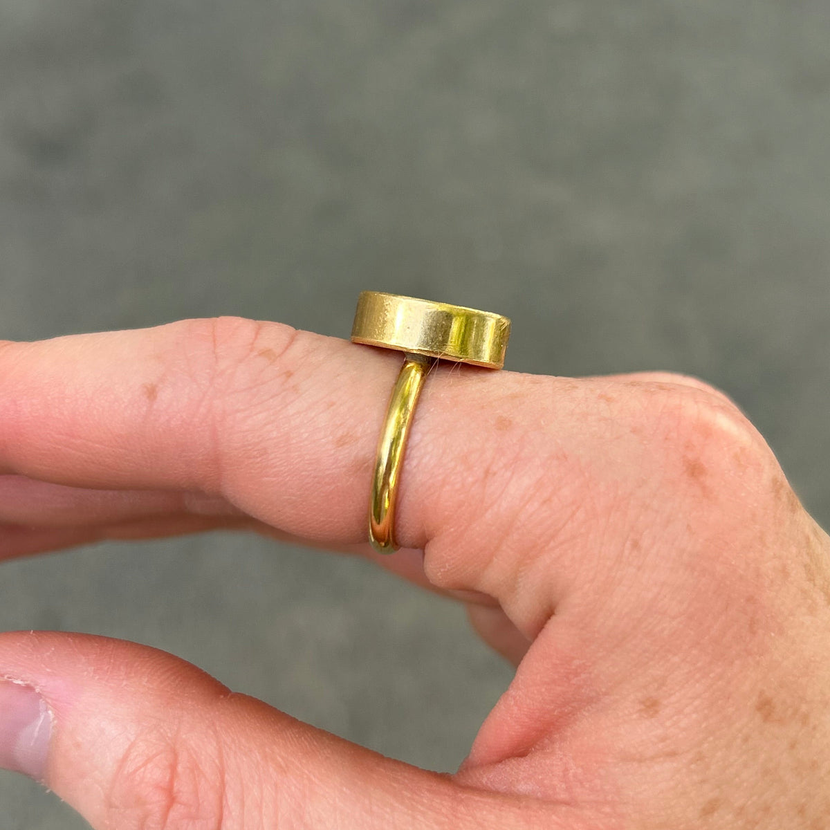 Natural Stone Ring Any Size