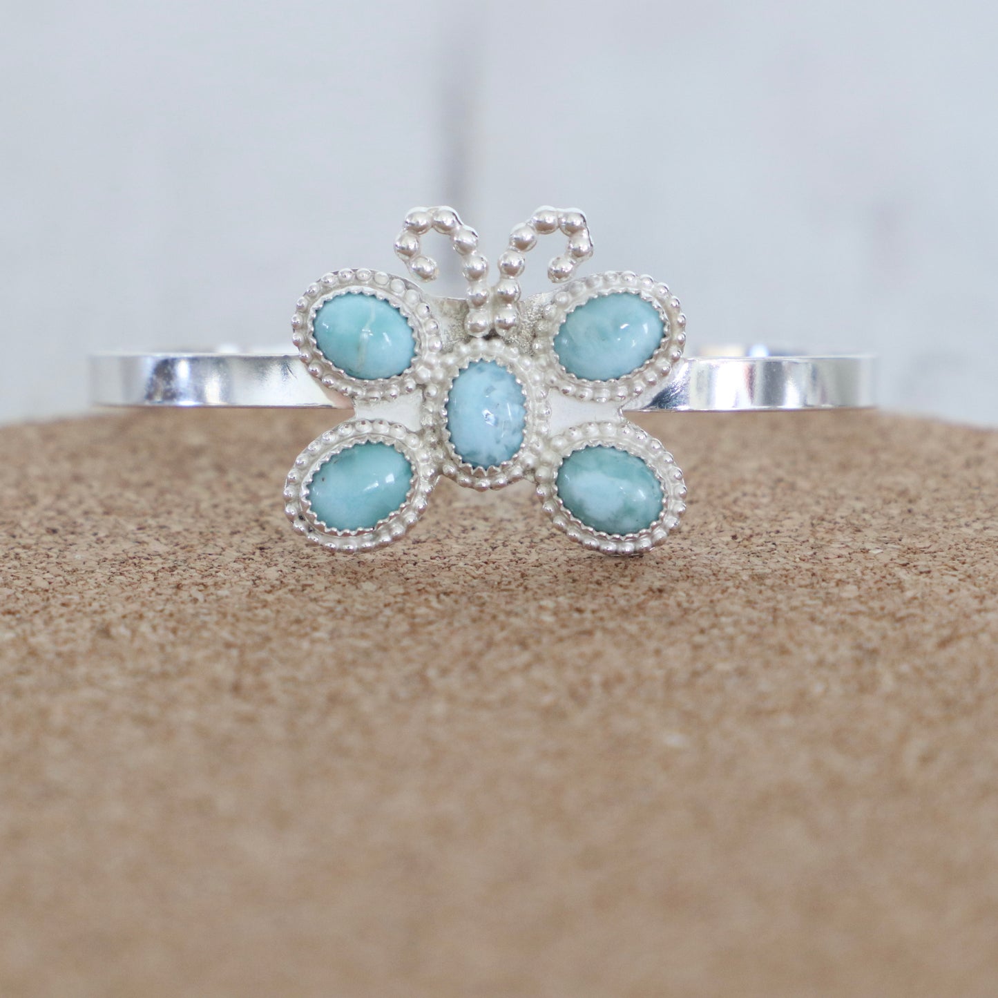 Butterfly Blues Cuff Bracelet