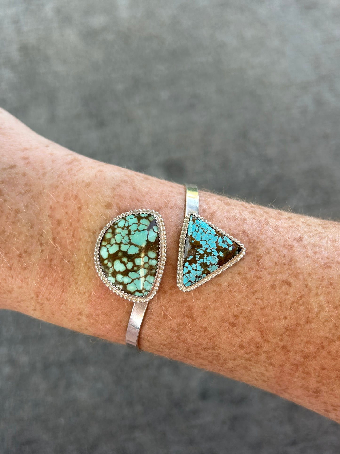 Double Stack Turquoise Cuff