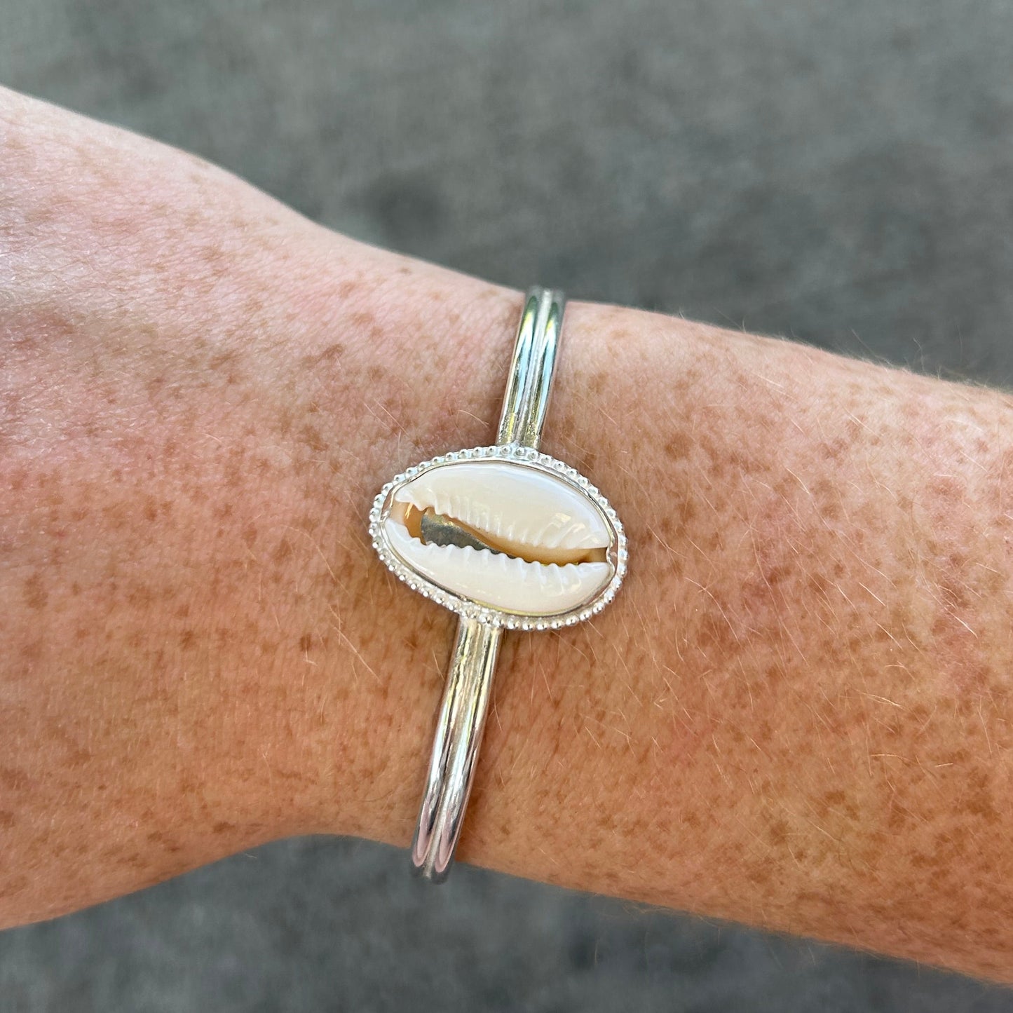 Cowrie Shell Cuff Bracelet