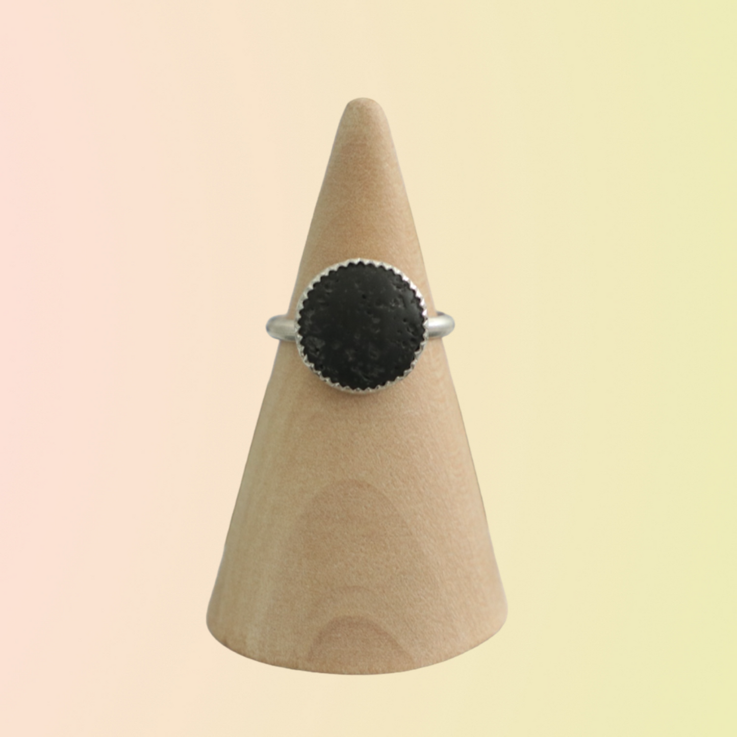 Lava Rock Ring size 6