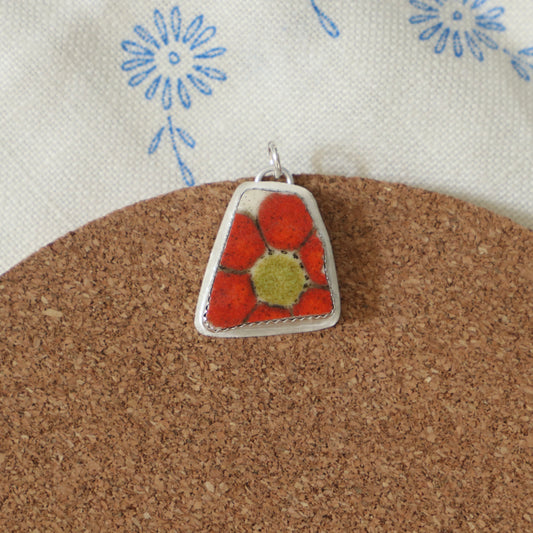 Red Anemone Pendant