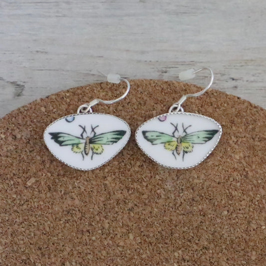 Humming Bird Moth Earrings