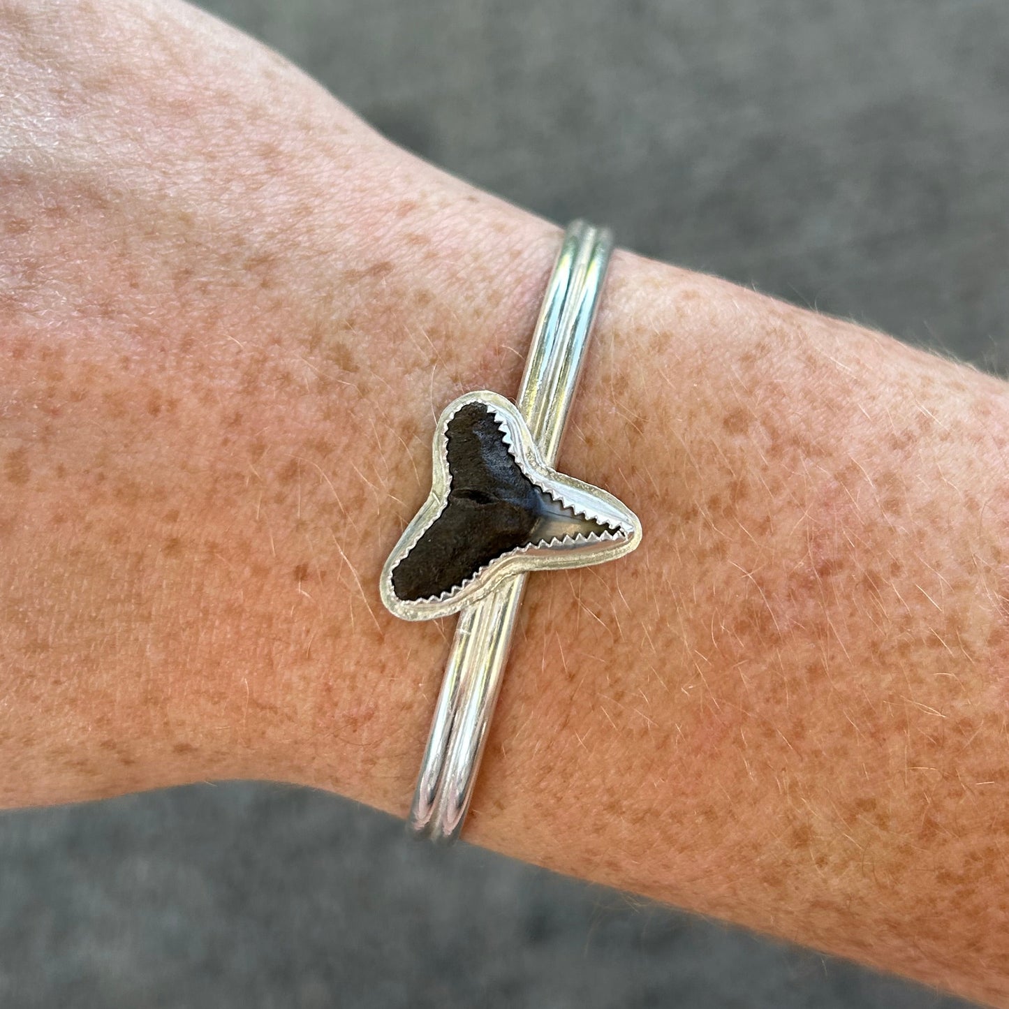 Shark Tooth Cuff Bracelet