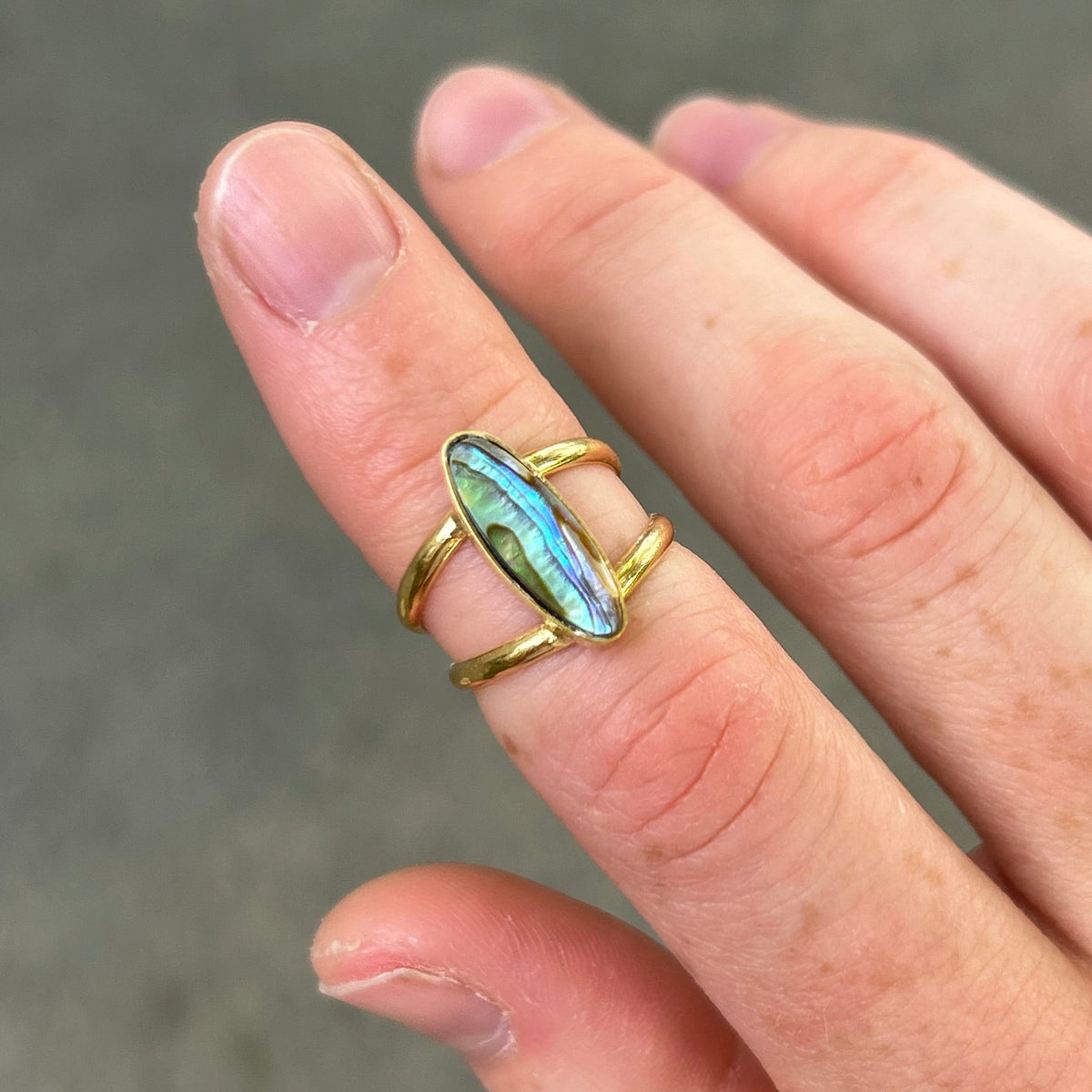 Abalone Shell Ring Any Size