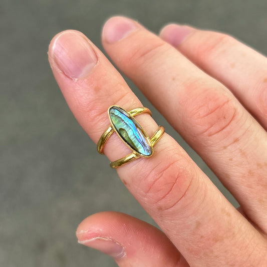 Abalone Shell Ring Any Size