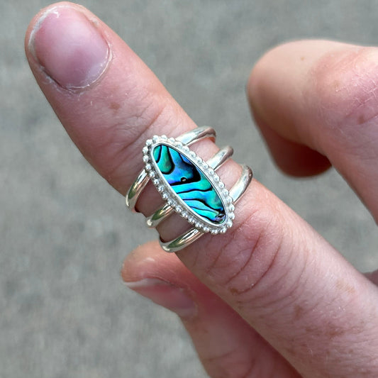 Abalone Ring Any Size