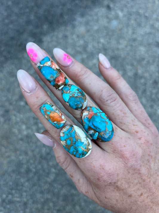 Spiny Oyster Cooper Turquoise Customs