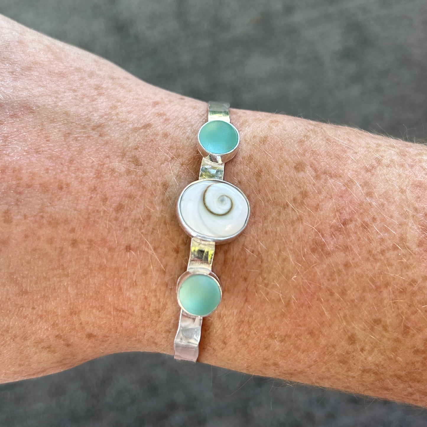 Cat’s Eye Shell Cuff