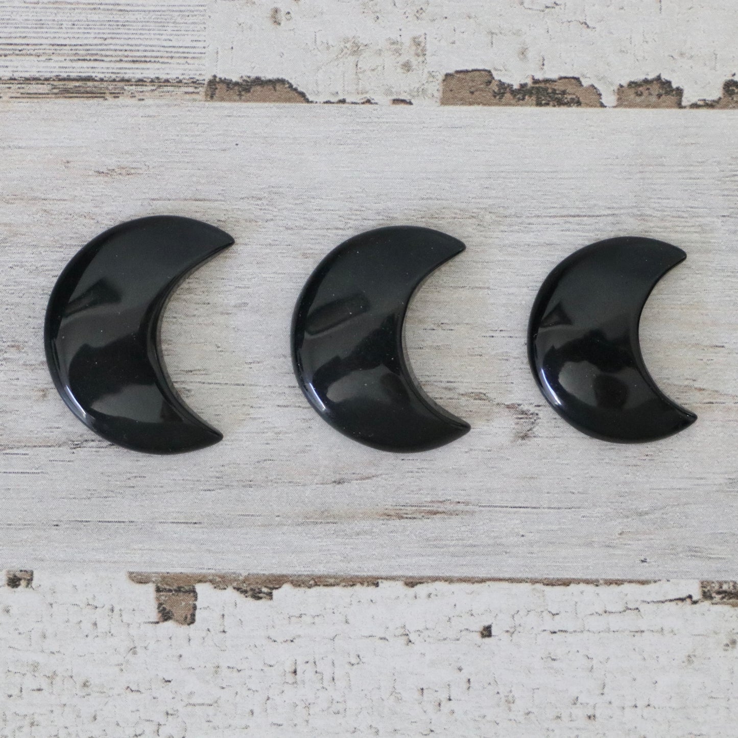 Black Onyx Crescent Moon Customs