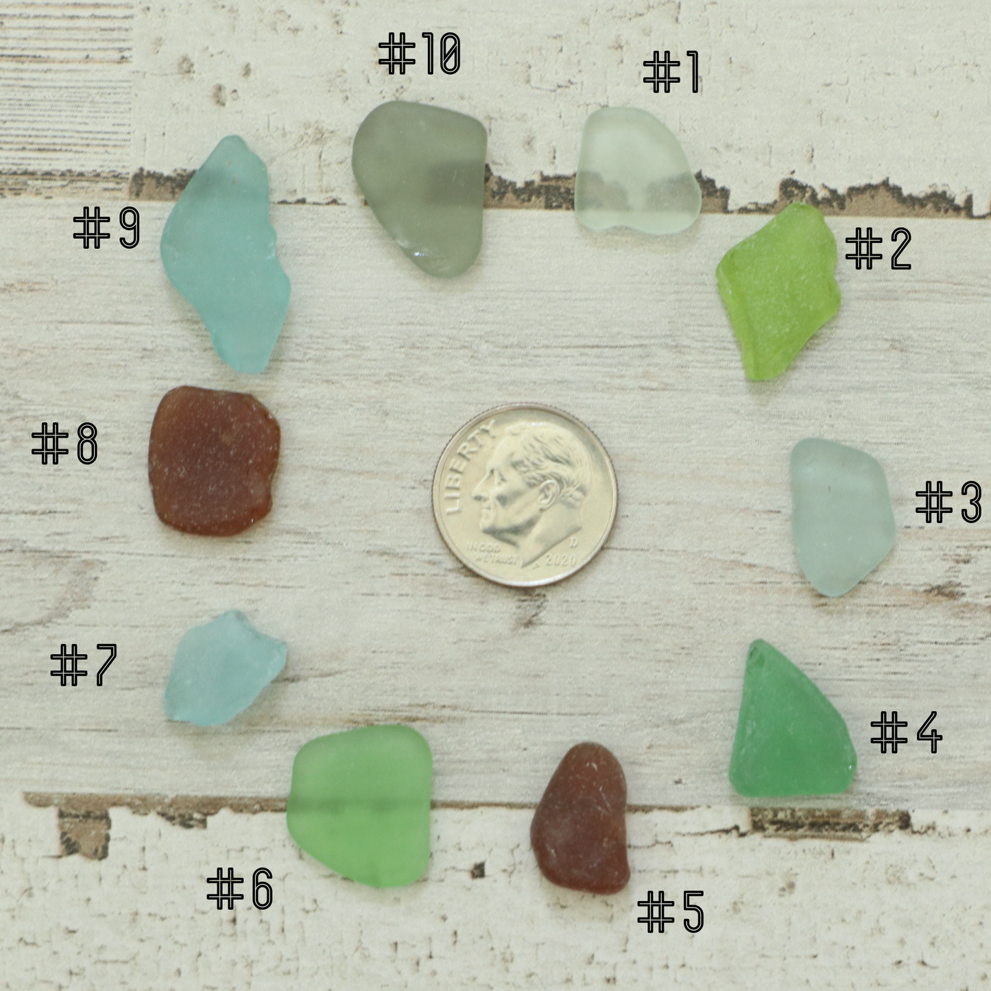 Color Sea Glass Custom