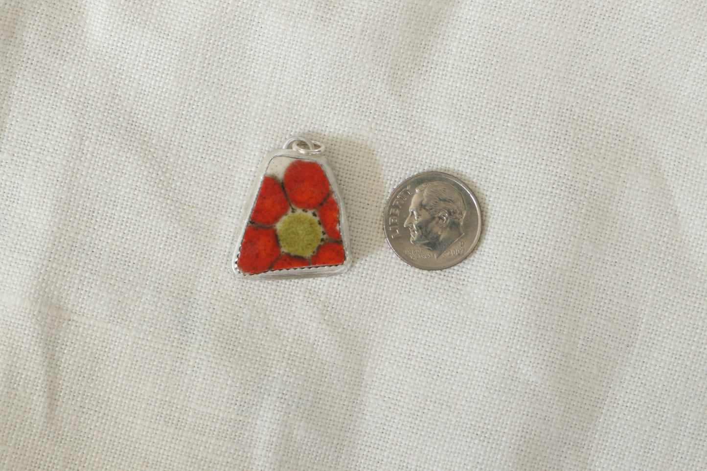 Red Anemone Pendant