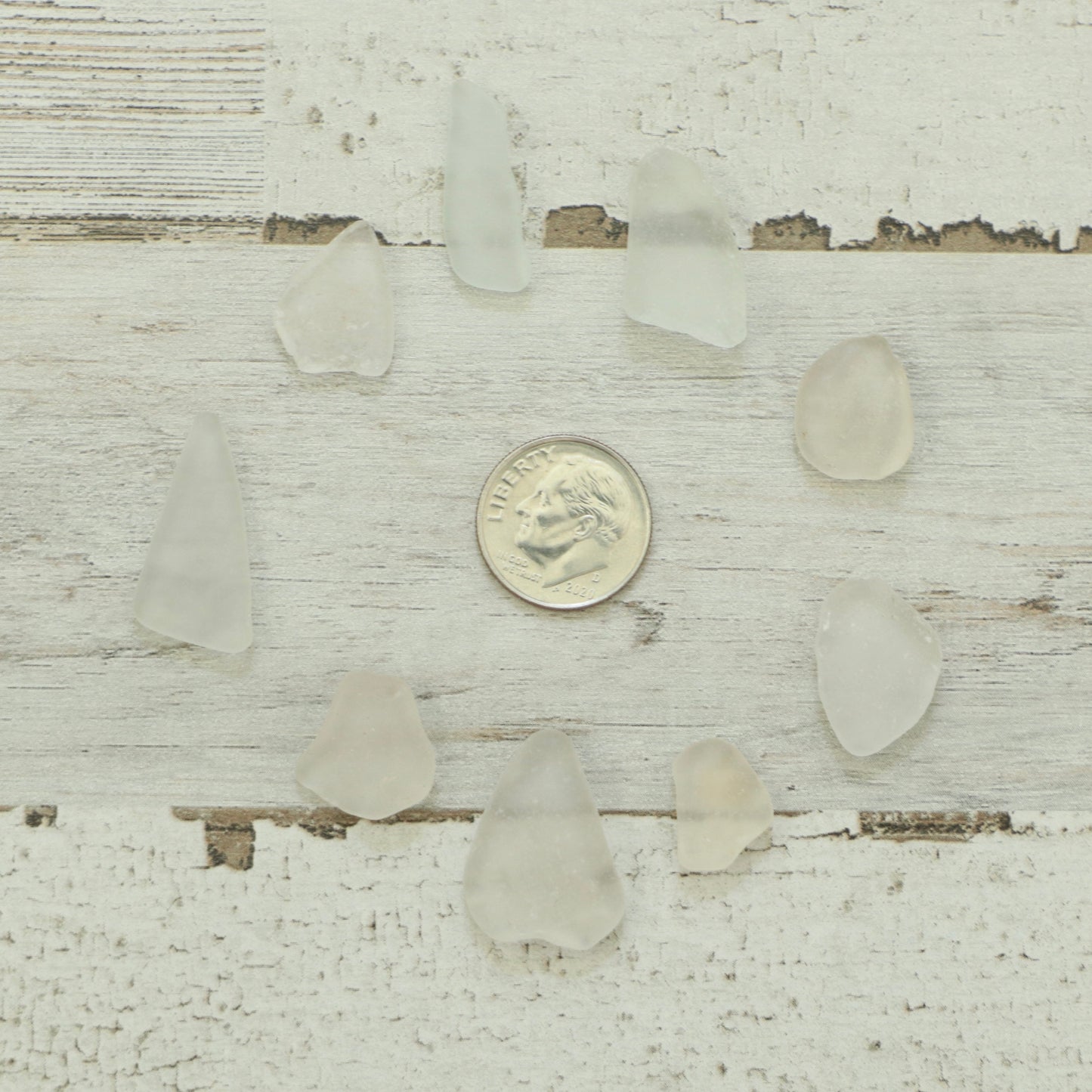 White Sea Glass Custom