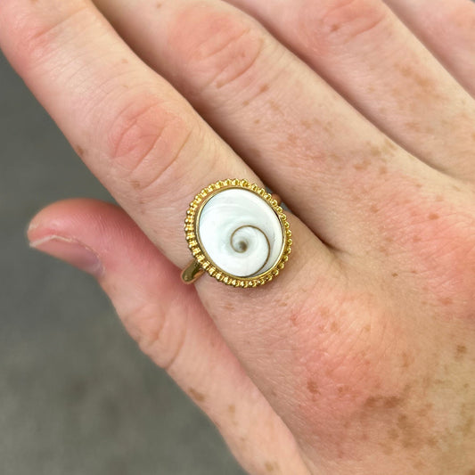 Shiva Shell Ring Any Size