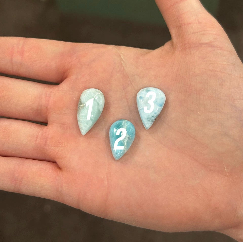 Larimar Manta Ray Pendant