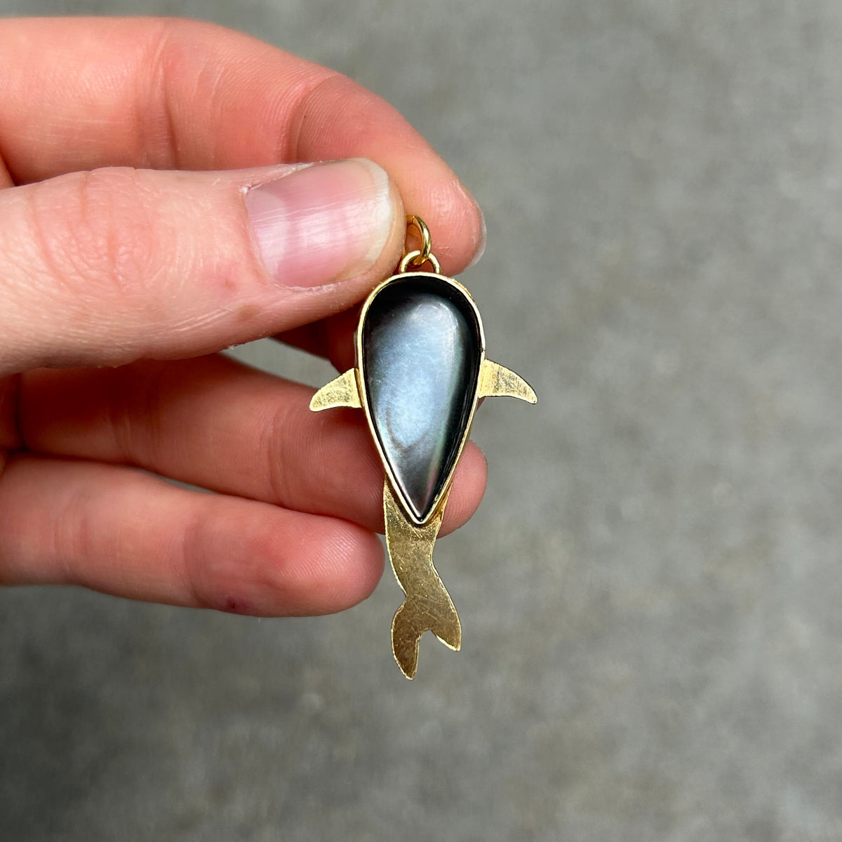 Pearl Shark Pendant