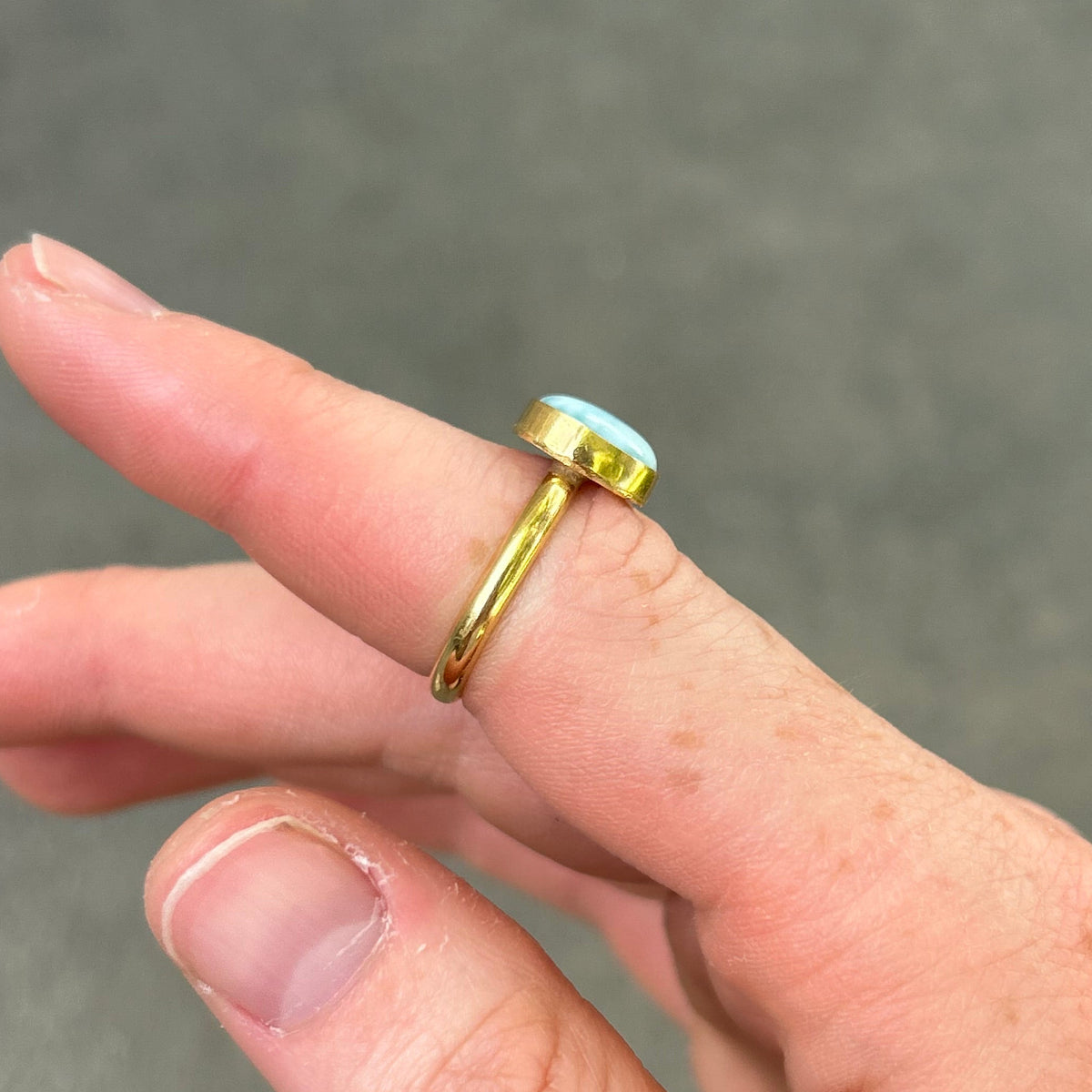 Larimar Ring Any Size
