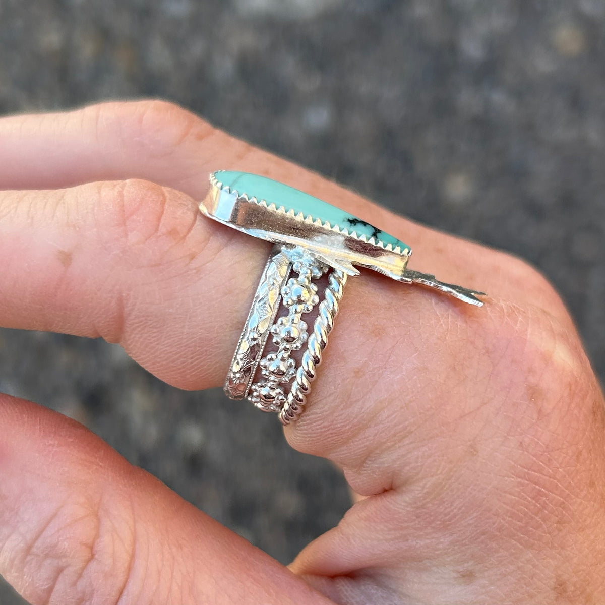 Blue Spotted Whale Shark Ring
