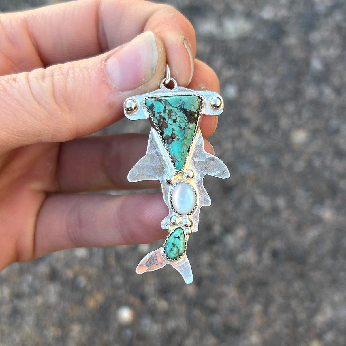 Triple Hammerhead Pendant