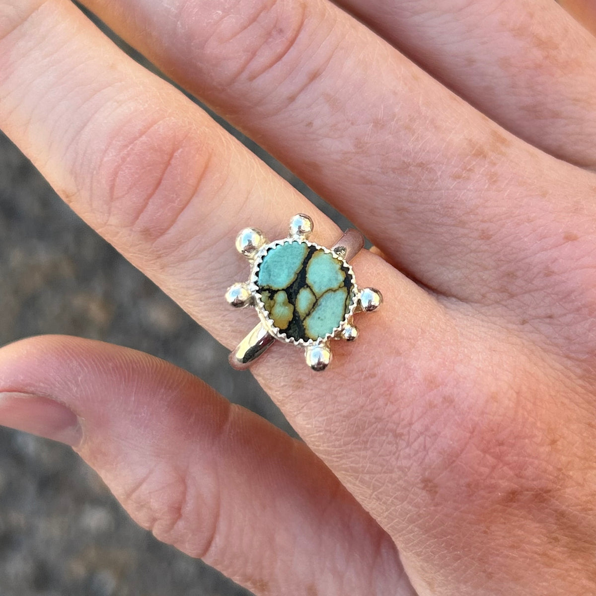 Turquoise Turtle Ring