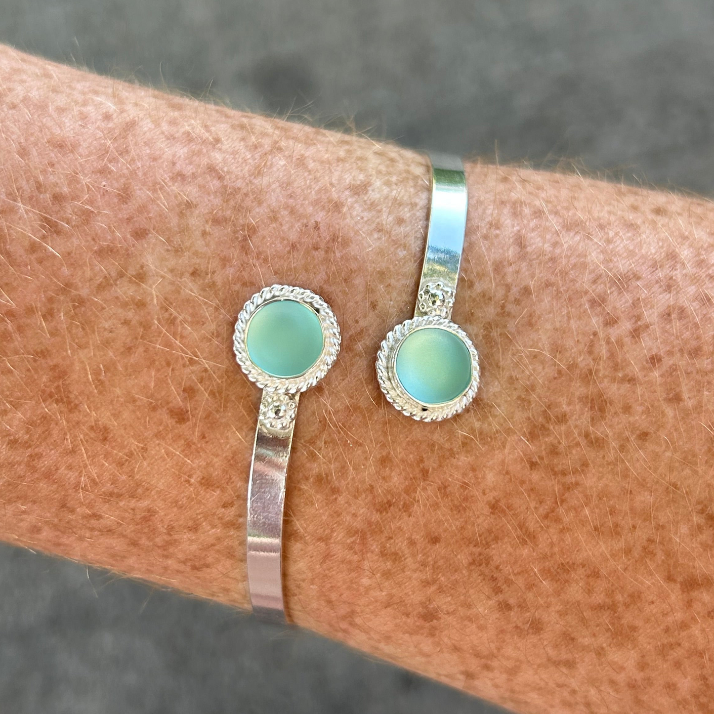 Sea Glass Arm Cuff