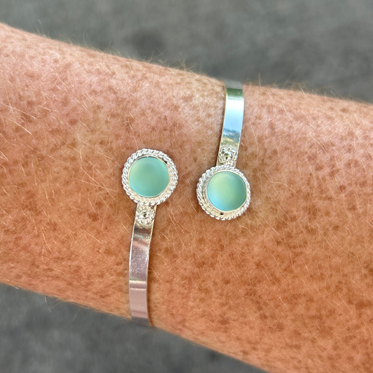 Sea Glass Arm Cuff