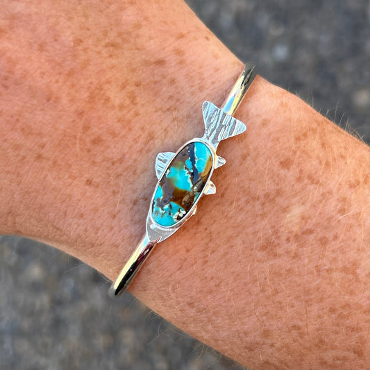 Turquoise Fish Cuff
