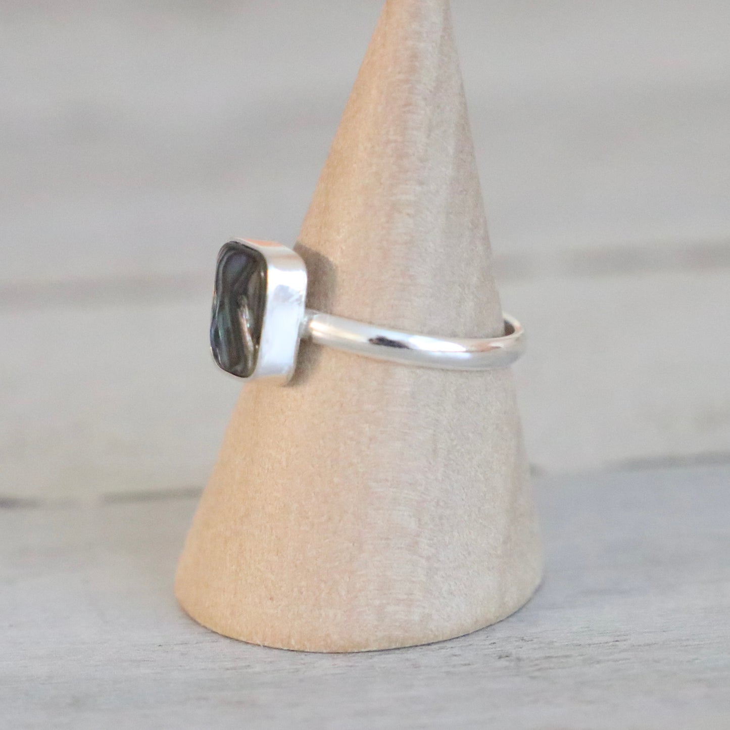 Abalone Ring Size 9.5