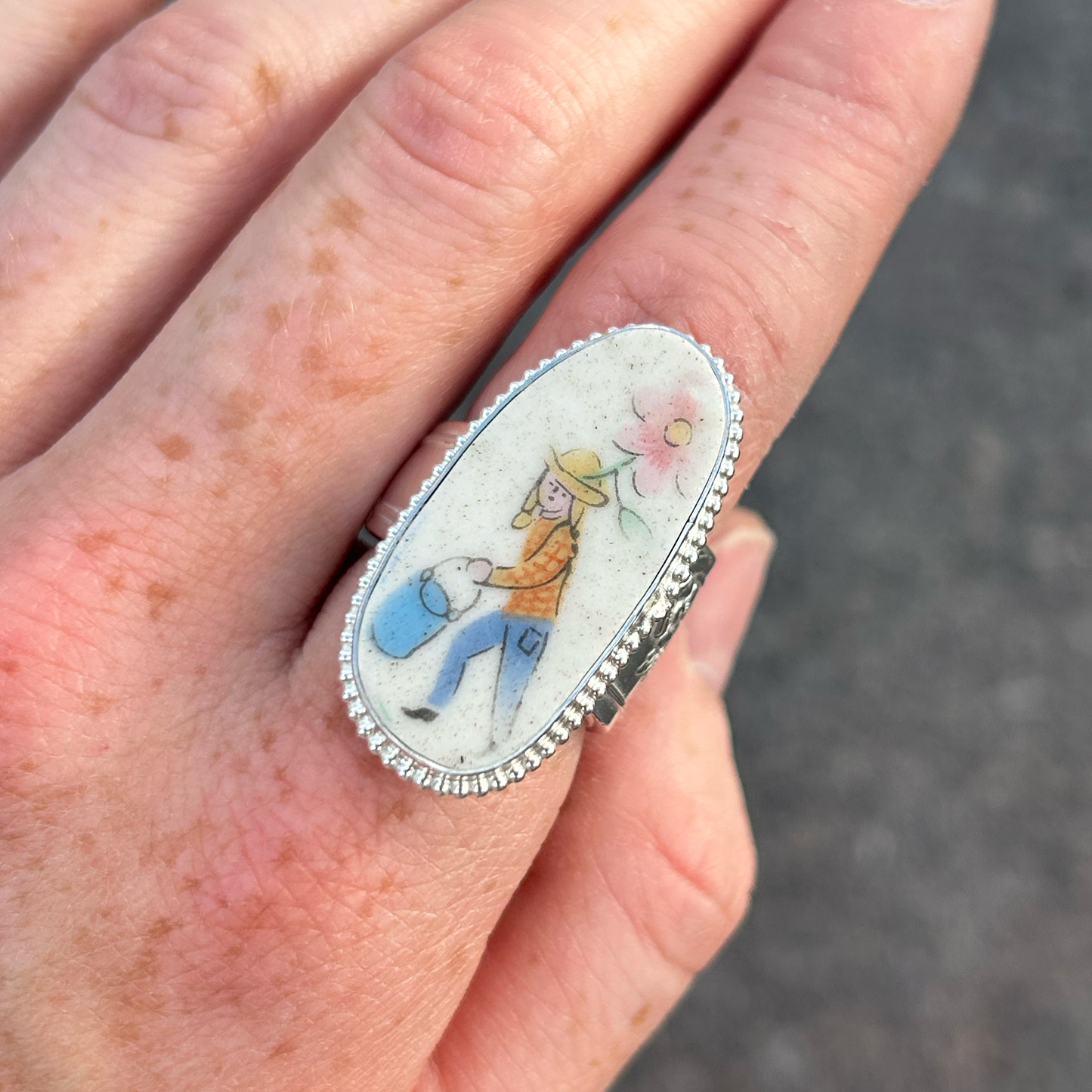 Flower Girl Spoon Size 8