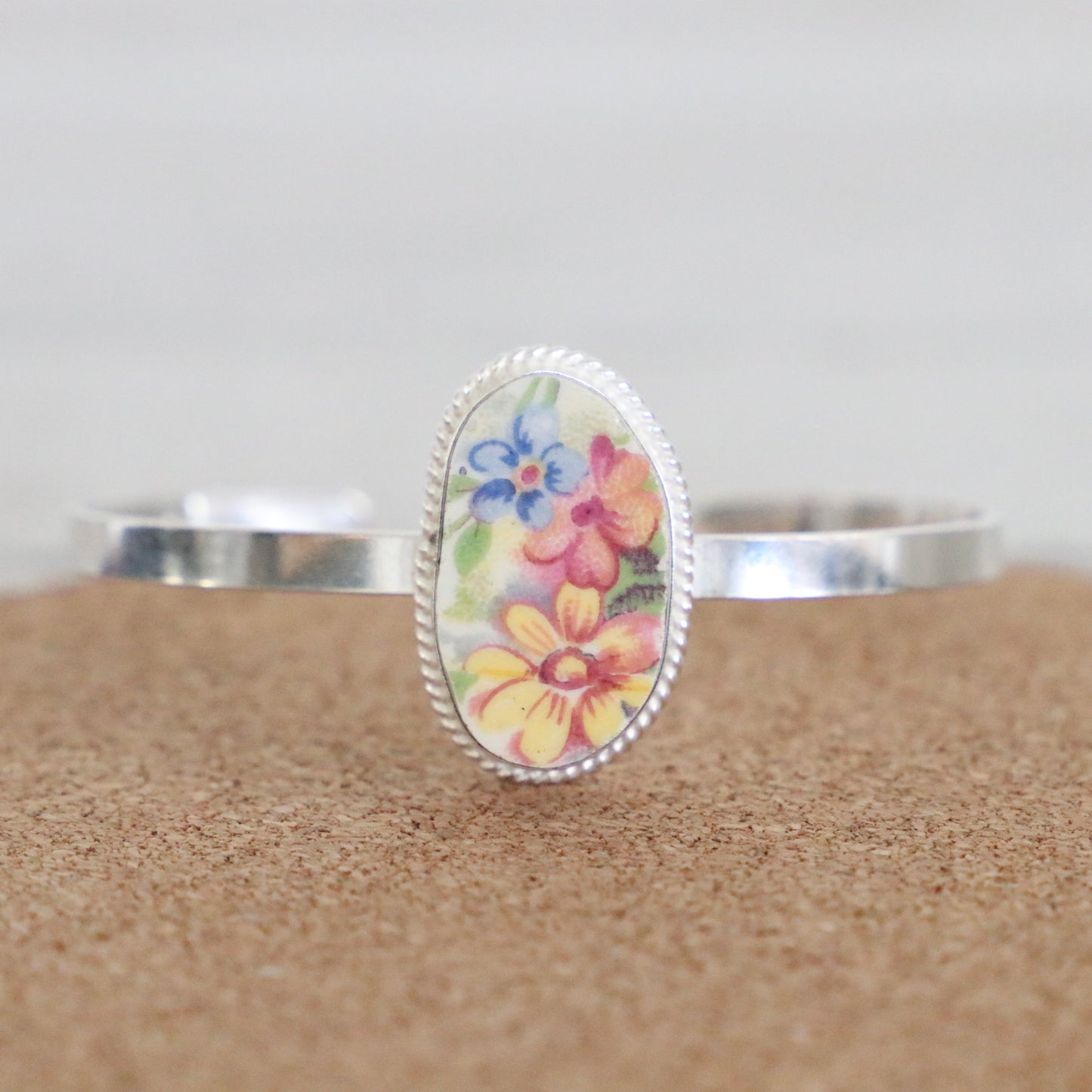 Faith’s Floral Cuff Bracelet