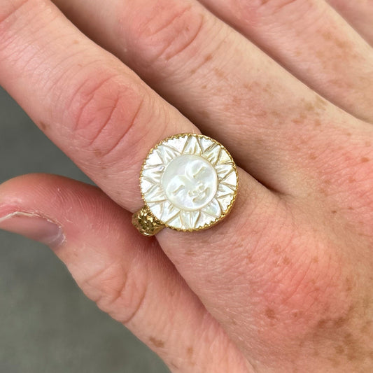 Golden Sun Ring Any Size