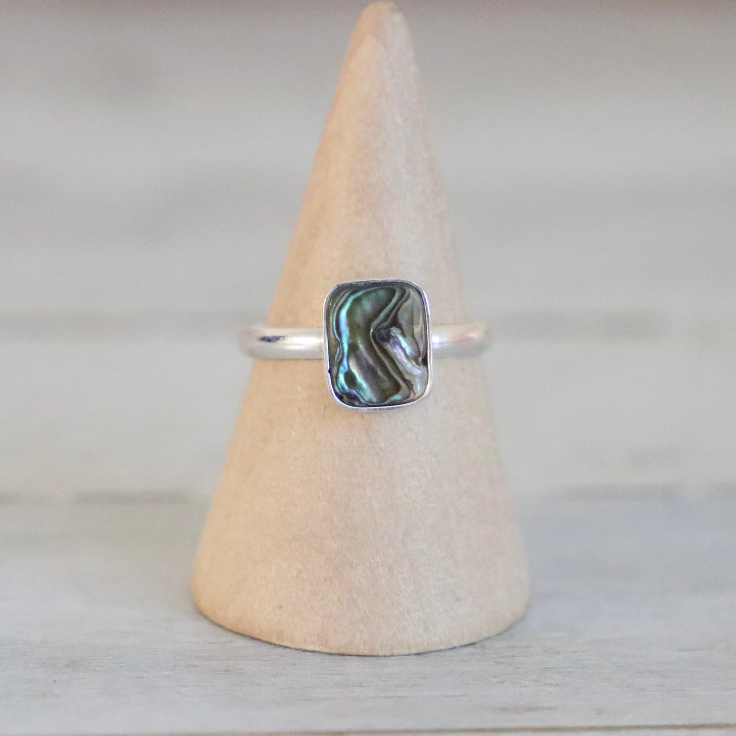 Abalone Ring Size 9.5