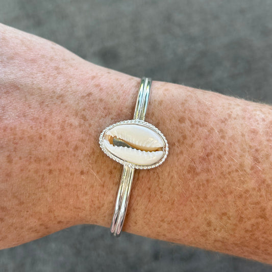 Cowrie Shell Cuff Bracelet