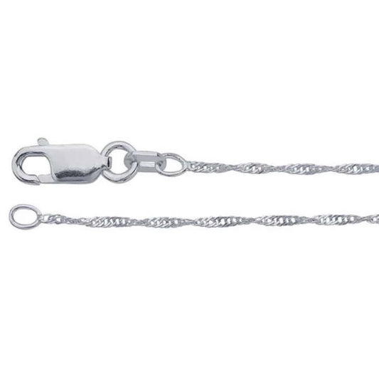Sterling Silver Chain 18”